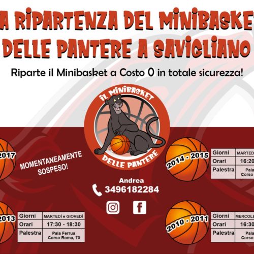 Riparte il Minibasket!